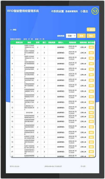 CK-GPC10 RFID单警装备柜（images 31）