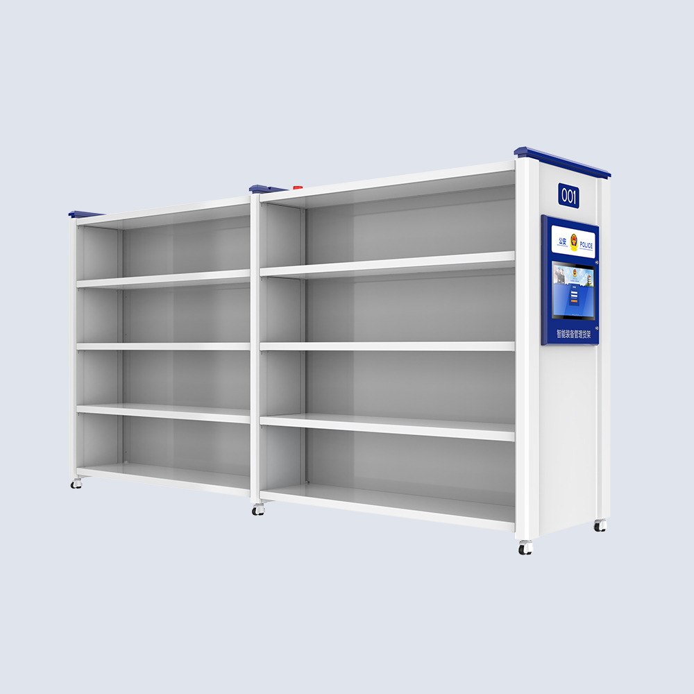 展示斯科 CK-H2C 警用RFID智能貨架側向模塊化結構。