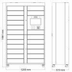 CK-G2124 RFID物品智能寄存柜（images 7）