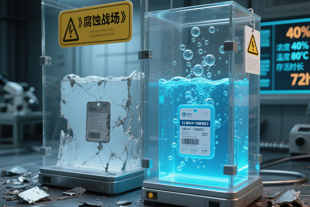 強酸強堿環境實測：RFID標簽如何扛住氫氟酸腐蝕？