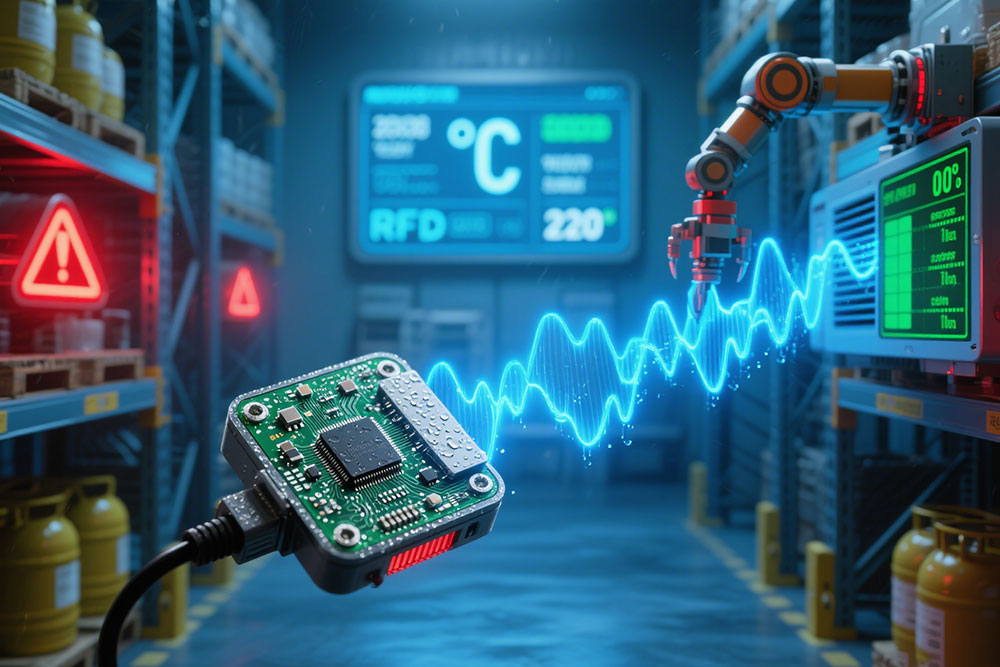 ?；穫}庫溫濕度超標？RFID環境傳感系統自動觸發處置