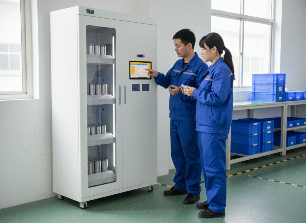 工业零件包装称重如何选智能称重柜型号？（images 1）