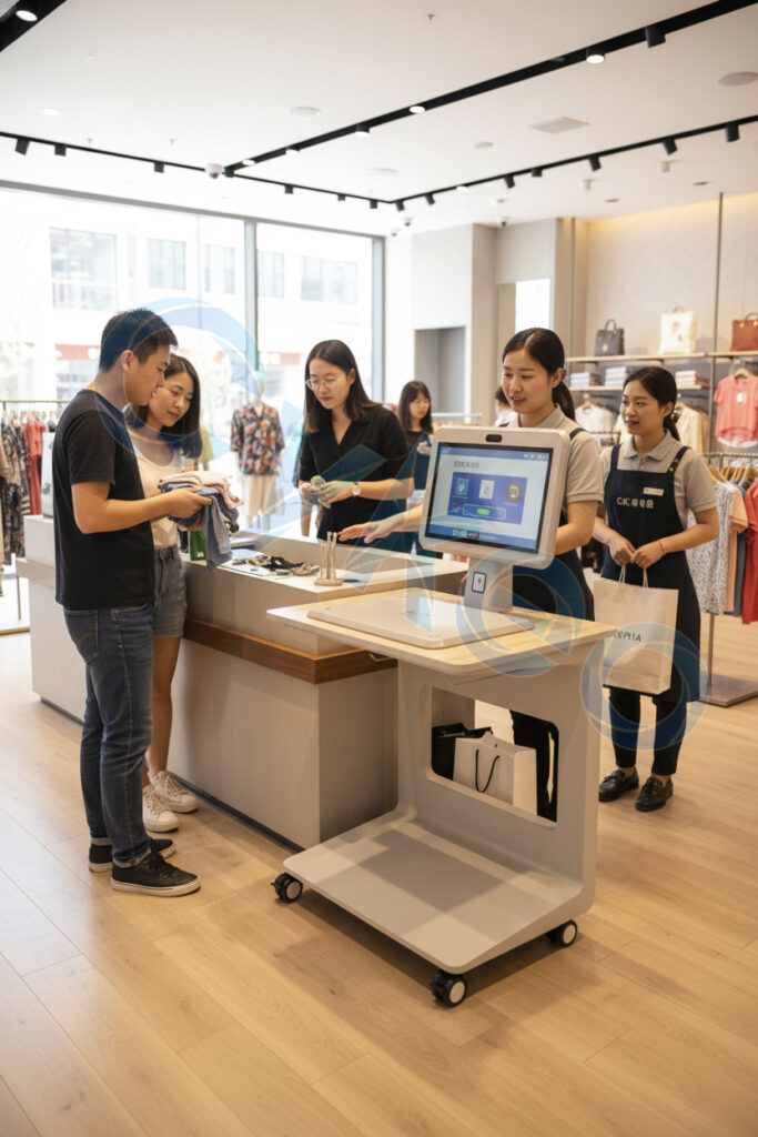 服裝門店如何選購RFID收銀系統提升結算效率? 1 服装门店如何选购RFID收银系统提升结算效率?(images 1)